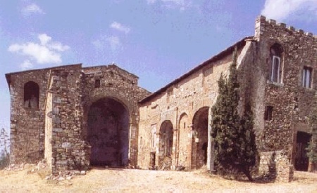 Resti della chiesa dell'eremo di Malavalle